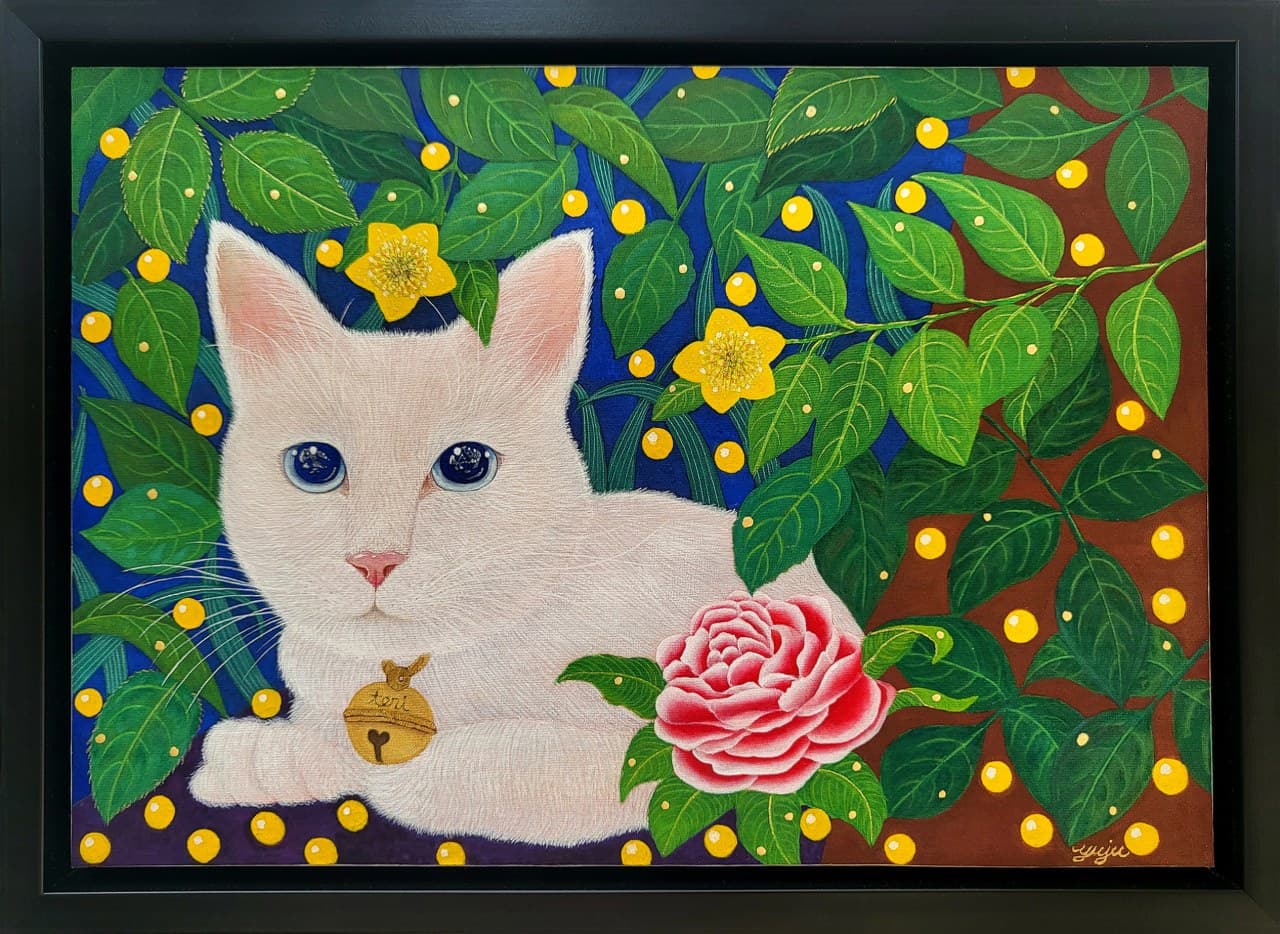 Cats in the forest_White Cat